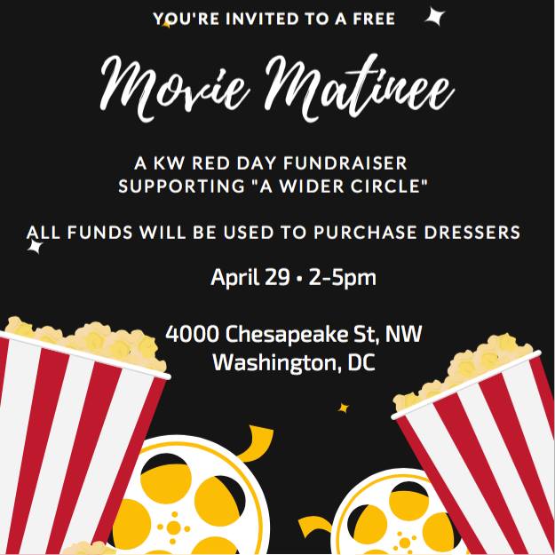 Movie Matinee - A KW Red Day Fundraiser