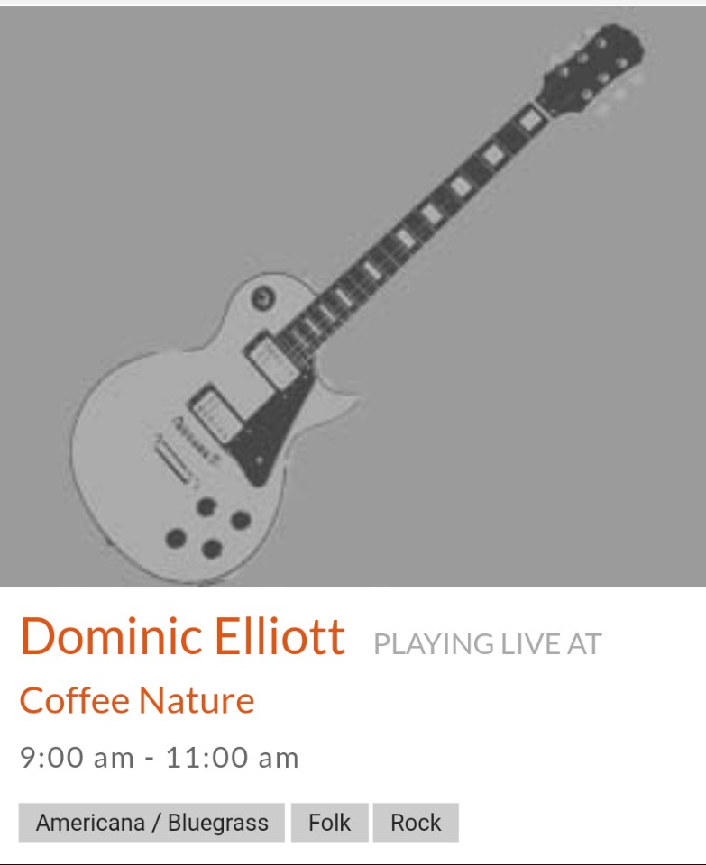 Performing Live: Dominic Elliott