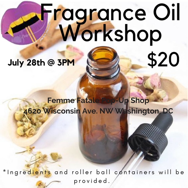 DIY Fragrance Oil Workshop