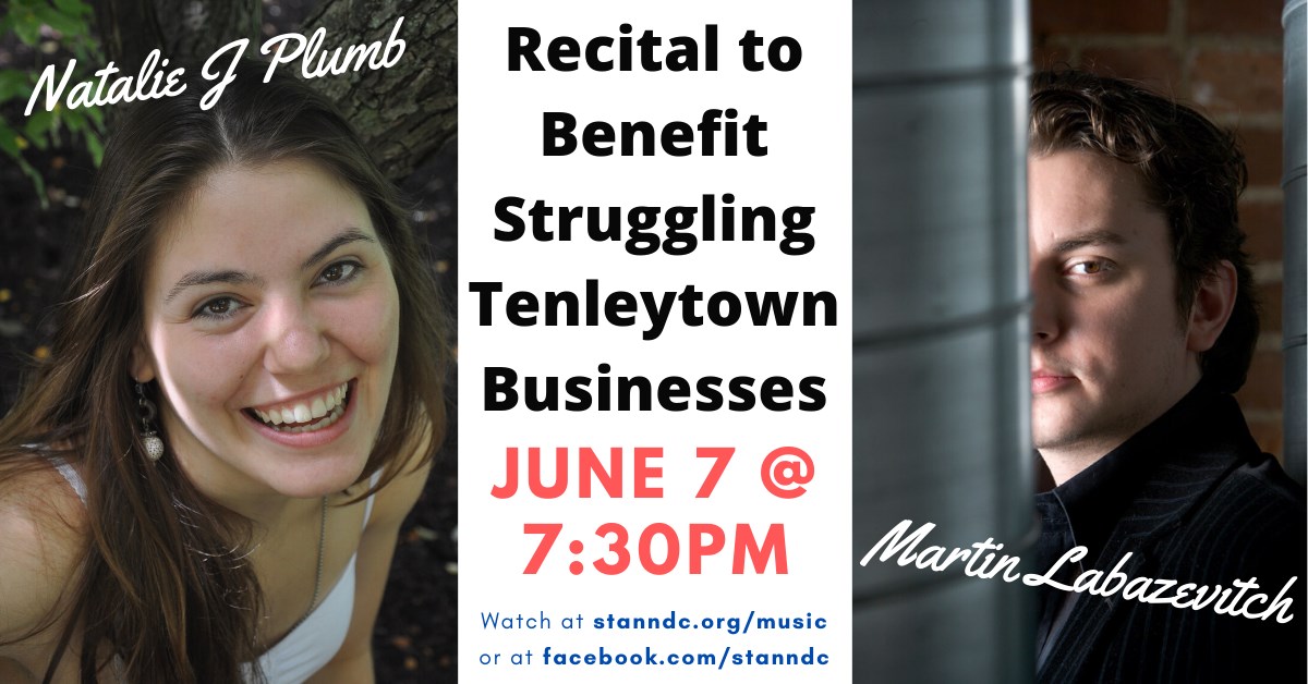 Virtual Recital at St. Ann to Benefit Tenleytown Small Businesses