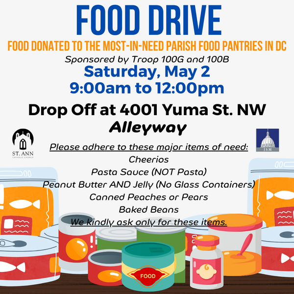 St. Anns Spring Food Drive