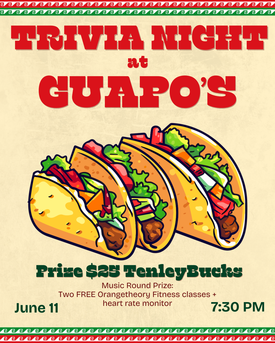 Trivia Night at Guapos