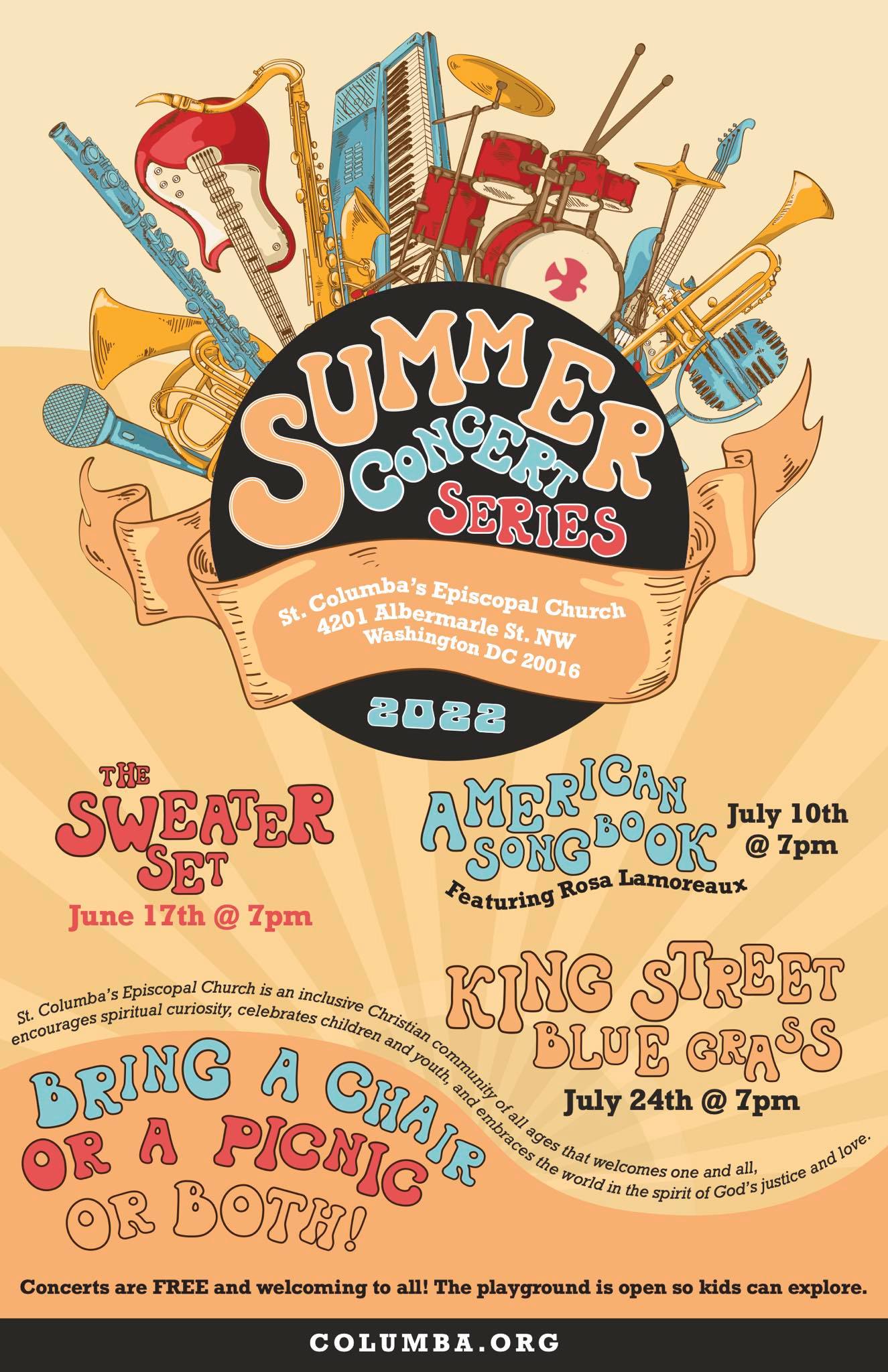 Summer Concert Series at St. Columba's