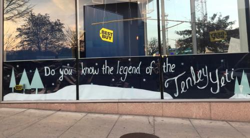 Tenley WinterFest display at Best Buy